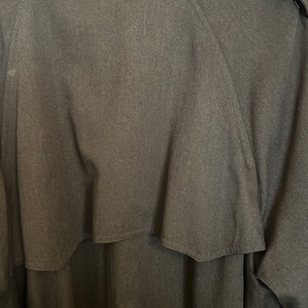 Men’s London Fog Dark Olive Trench Coat - Picture 11 of 12